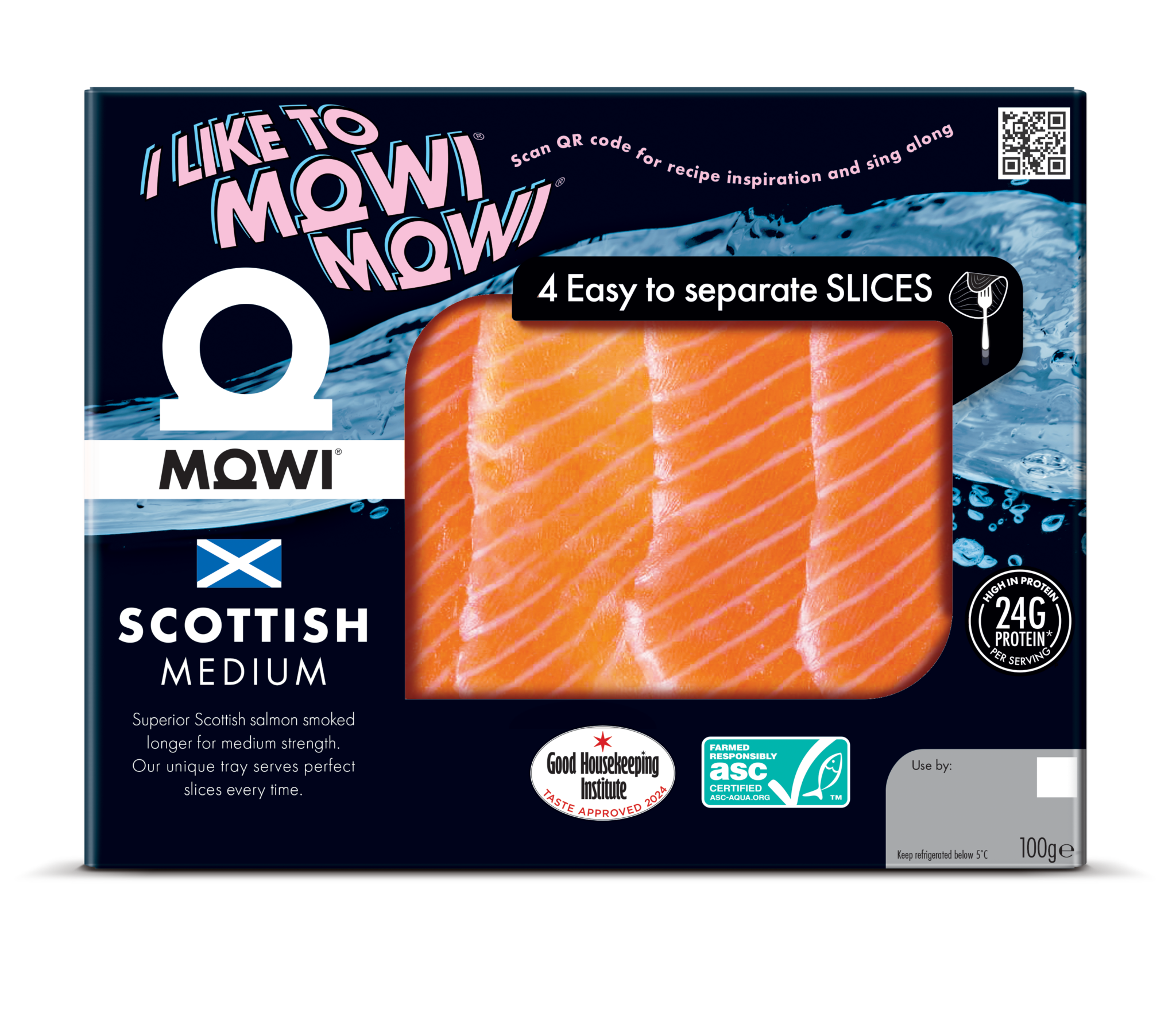 Medium Smoked Salmon Slices